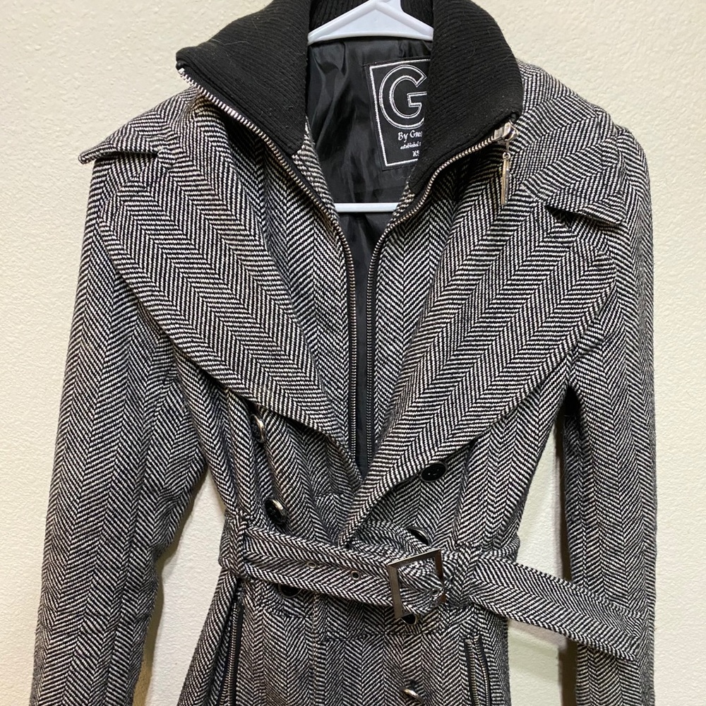 G by Guess Striped Coat